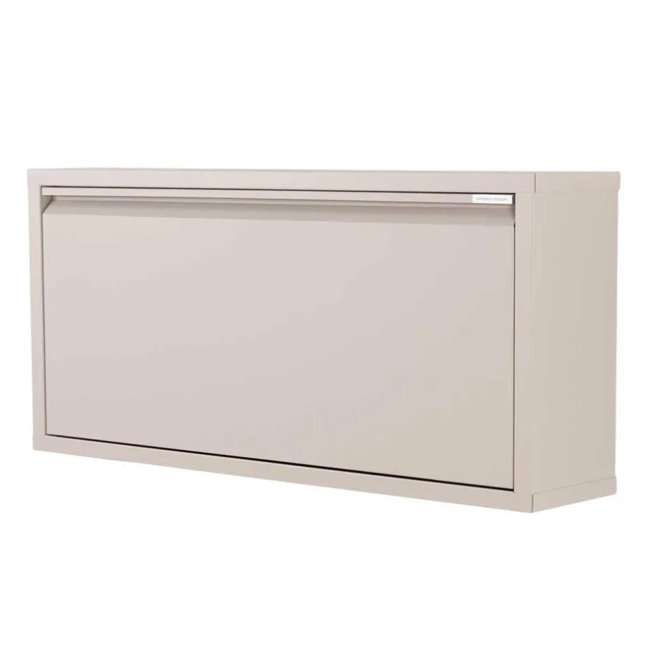 Wohnen Hängender Schuhschrank in Taupe - Ruven