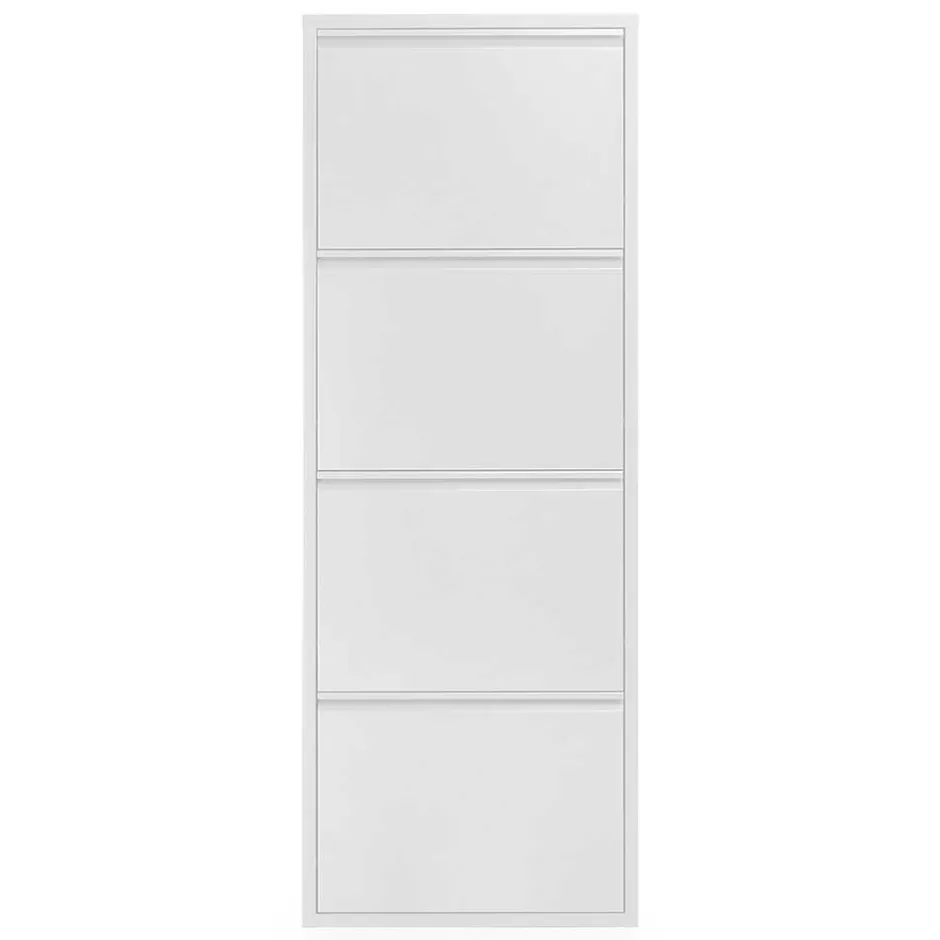 Hängender Schuhschrank Purista aus Stahl in Weiß^Wohnen Sale