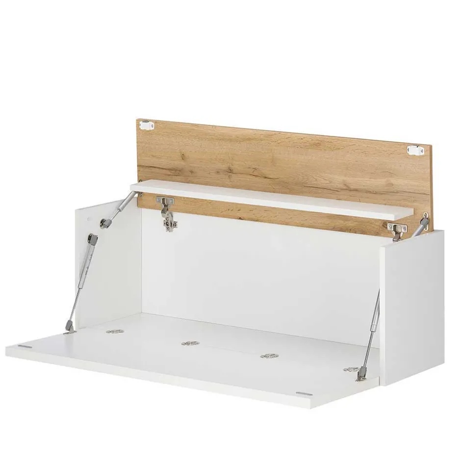 Wohnen Hängender Sekretär und Schrank Set - Nonessia (zweiteilig)