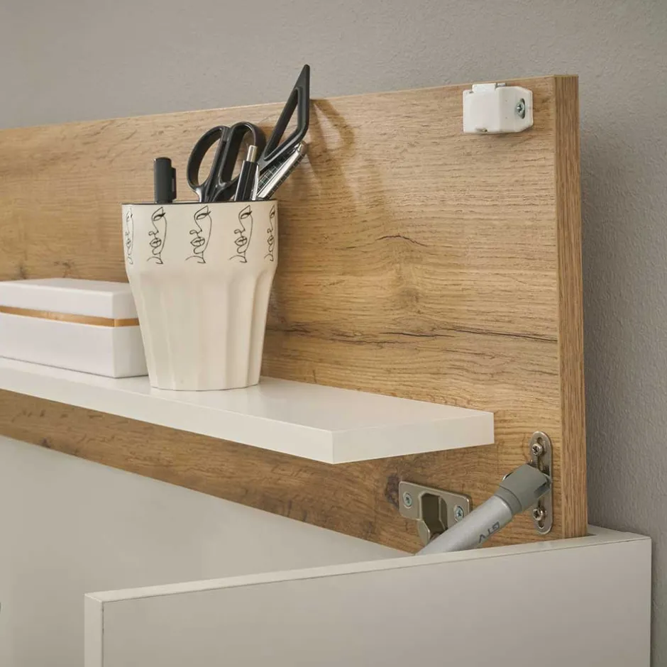 Wohnen Hängender Sekretär und Schrank Set - Nonessia (zweiteilig)