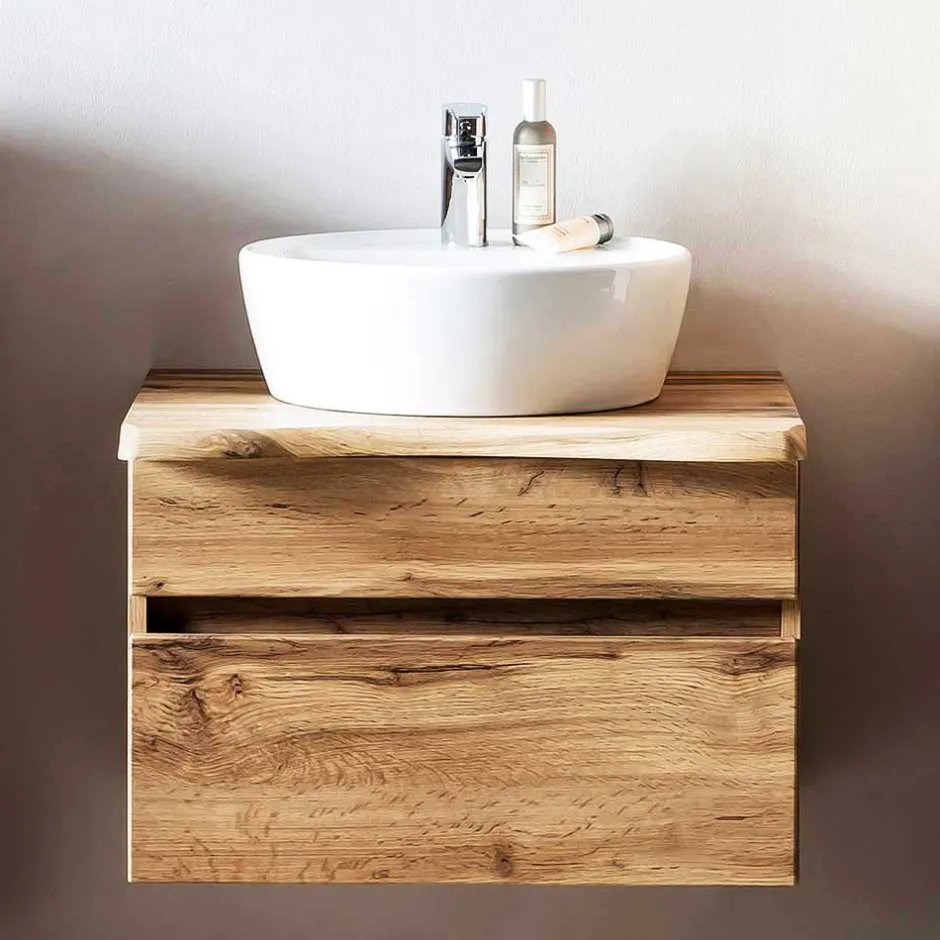 Hängender Waschtisch in Holzoptik - Drumias^Wohnen Hot