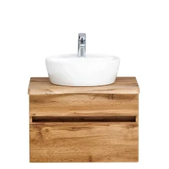 Hängender Waschtisch in Holzoptik - Drumias^Wohnen Hot