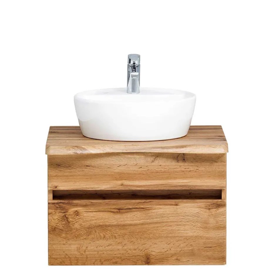 Hängender Waschtisch in Holzoptik - Drumias^Wohnen Hot