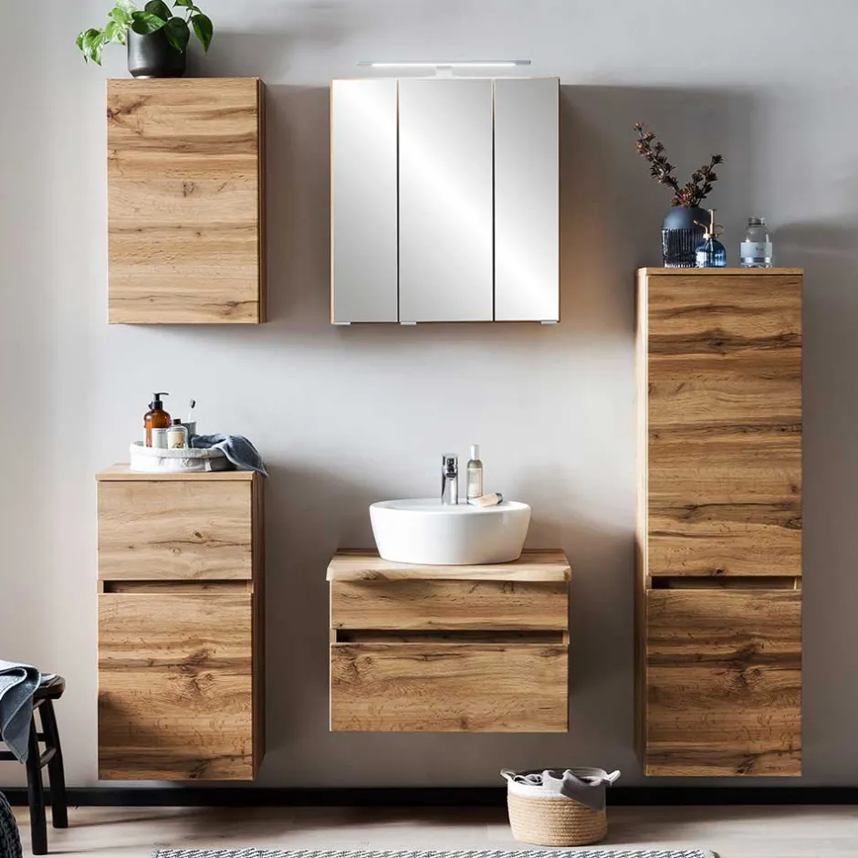 Hängender Waschtisch in Holzoptik - Drumias^Wohnen Hot