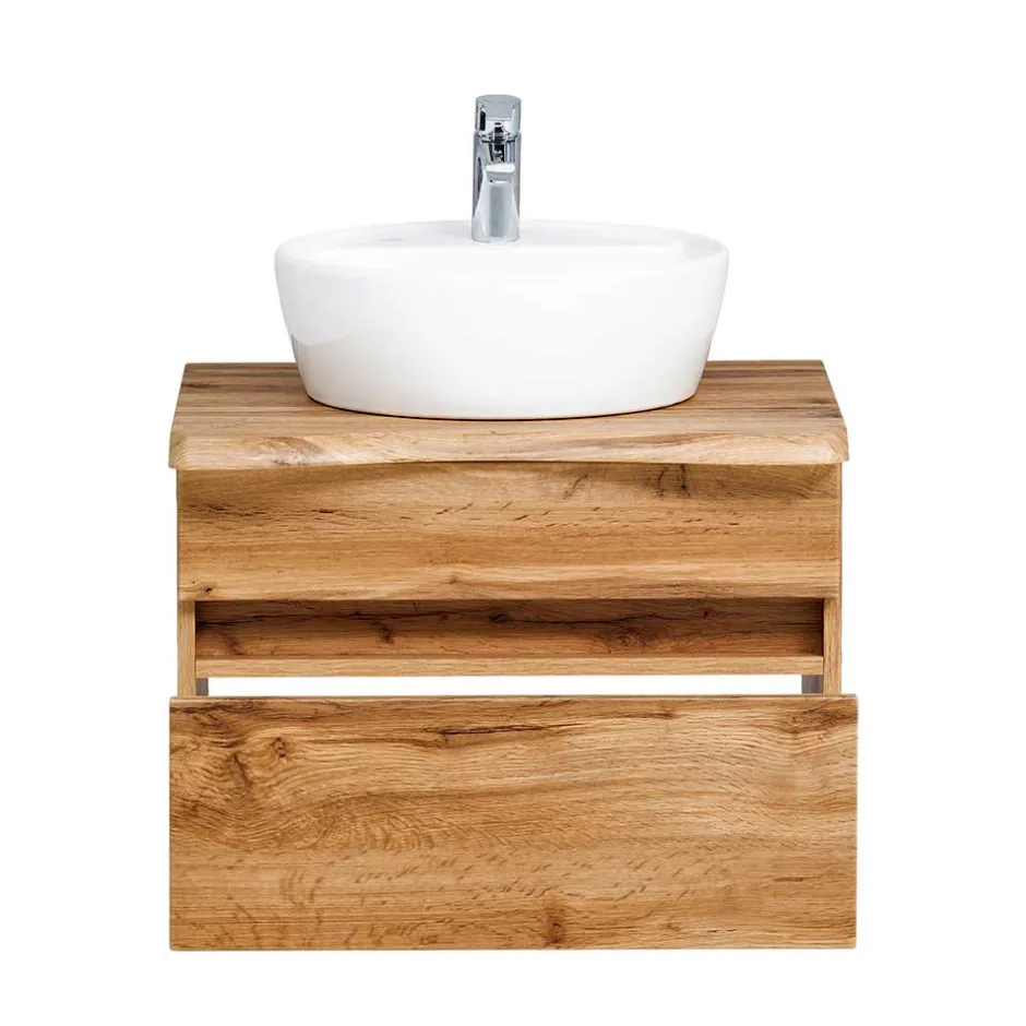 Hängender Waschtisch in Holzoptik - Drumias^Wohnen Hot