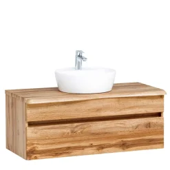 Hängender Waschtisch in Holzoptik - Drumias^Wohnen Hot