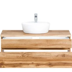 Hängender Waschtisch in Holzoptik - Drumias^Wohnen Hot
