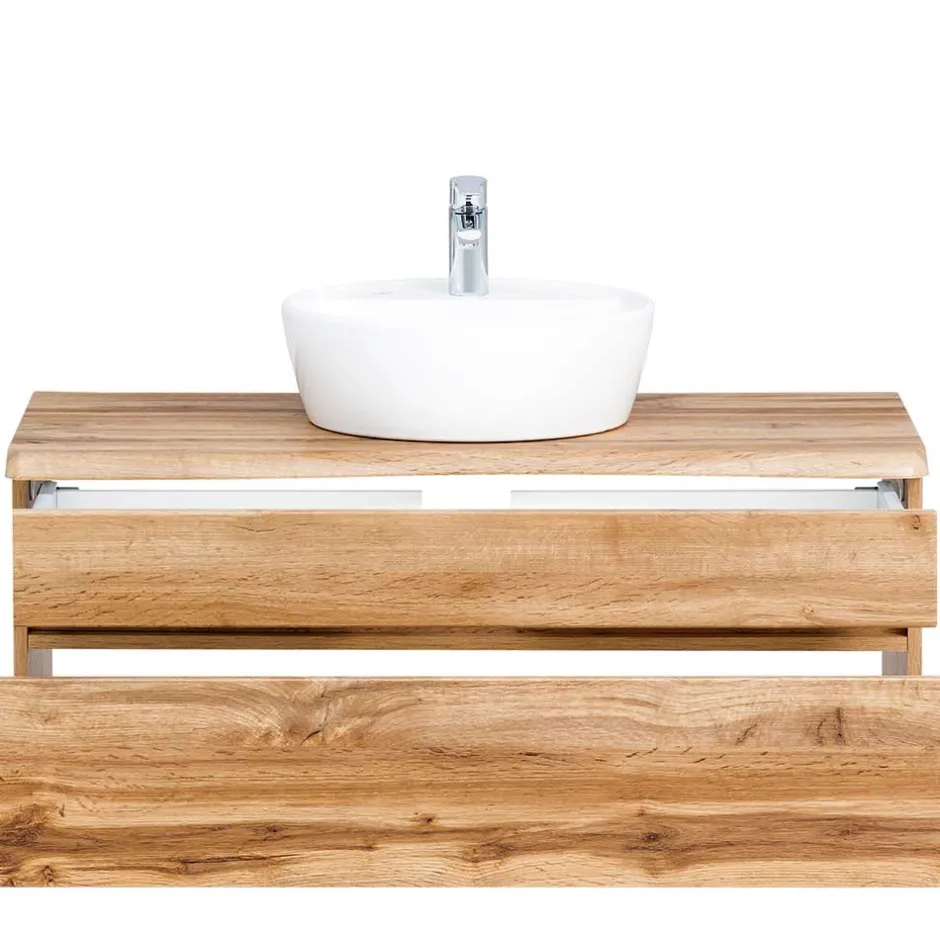 Hängender Waschtisch in Holzoptik - Drumias^Wohnen Hot