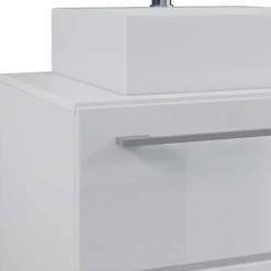 Wohnen Hängendes Badezimmerset in Weiß - Ipsum (vierteilig)