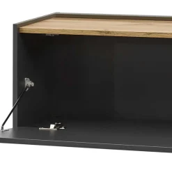 Wohnen Hängendes TV Board in Anthrazit - Ahilav