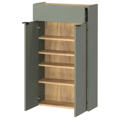 Hängendes Vertiko & runder Spiegel - Point (zweiteilig)^Wohnen New