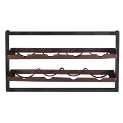 Wohnen Hängendes Weinregal für acht Flaschen - Solapura