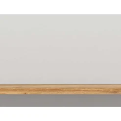 Wohnen Hängeregal in Lichtgrau und Eiche Dekor - Jannios