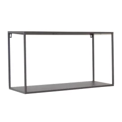 Wohnen Hängeregal Set in Grau - Accaro (zweiteilig)