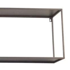 Wohnen Hängeregal Set in Grau - Accaro (zweiteilig)