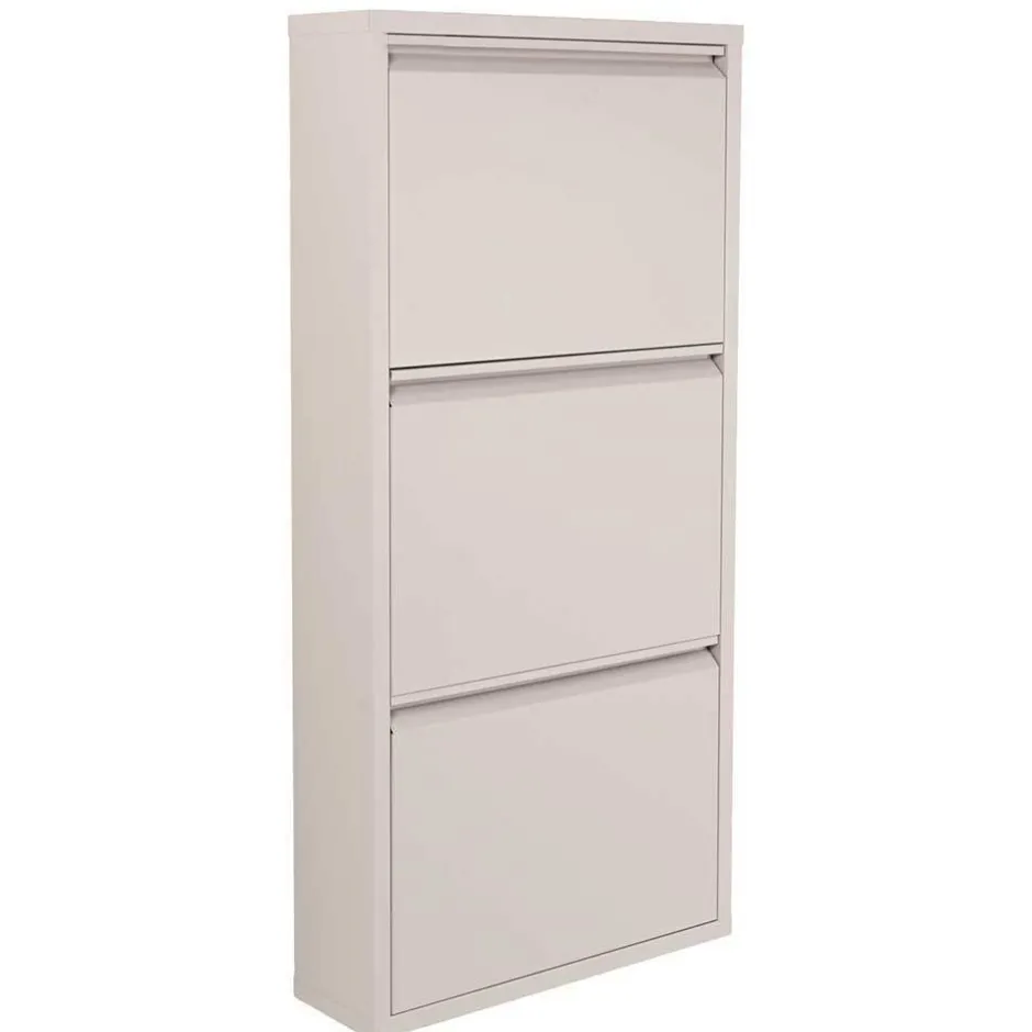 Wohnen Hängeschrank mit drei Schuhklappen - Ruven