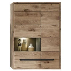 Hängeschrank mit Glas in Wildeiche NB - Zelio^Wohnen Sale