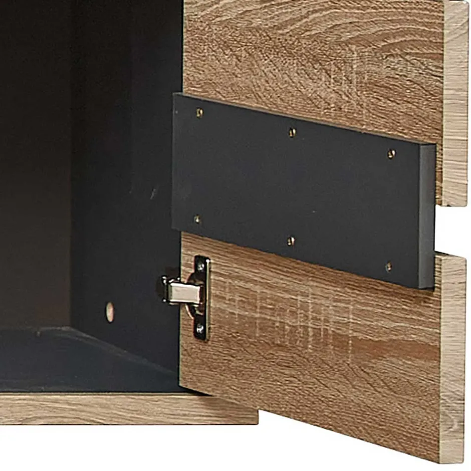 Hängeschrank mit Glas in Wildeiche NB - Zelio^Wohnen Sale