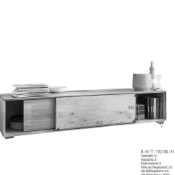 Hängeschrank mit Schiebetüren 170x35x41 - Sinta^Wohnen Clearance