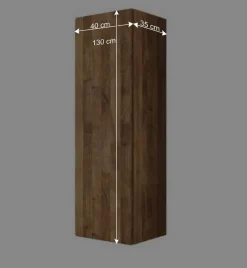 Wohnen Hängeschrank Vaskov aus Wildeiche Massivholz