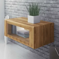 Hängeschränkchen Vaskov mit Glasklappe^Wohnen Clearance