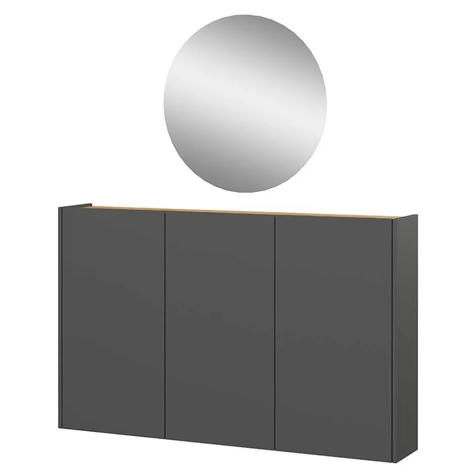Hänge-Schuhschrank & Rundspiegel Set - Calisian (zweiteilig)^Wohnen Hot