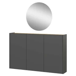 Hänge-Schuhschrank & Rundspiegel Set - Calisian (zweiteilig)^Wohnen Hot