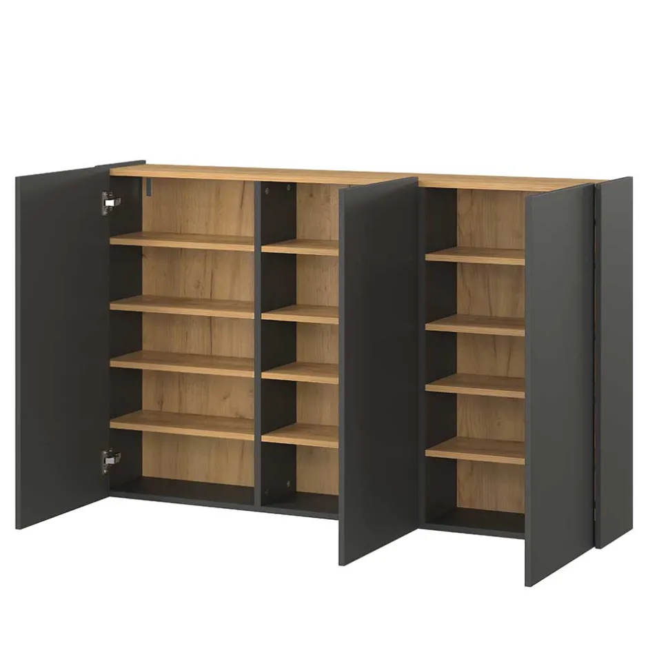 Hänge-Schuhschrank & Rundspiegel Set - Calisian (zweiteilig)^Wohnen Hot