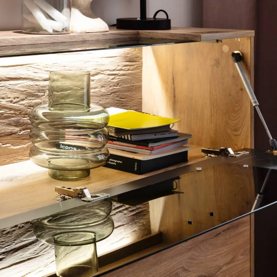 Hänge-Schuhschrank mit LED Beleuchtung - Vapposia^Wohnen Outlet