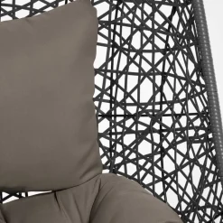 Wohnen Hängesessel mit Gestell in Grau hell dunkel - Jueves