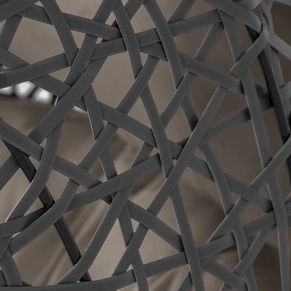 Wohnen Hängesessel mit Gestell in Grau hell dunkel - Jueves