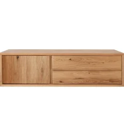 Wohnen Hänge-TV-Board aus Wildeiche - Fredellia