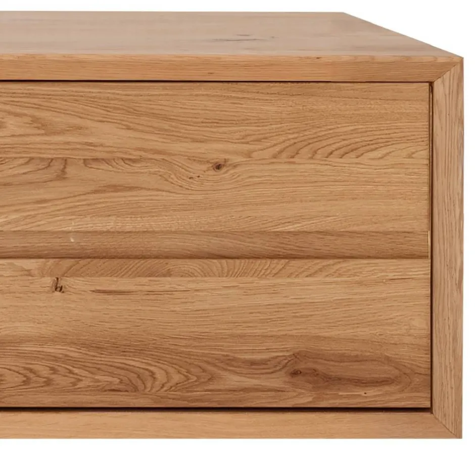 Wohnen Hänge-TV-Board aus Wildeiche - Fredellia