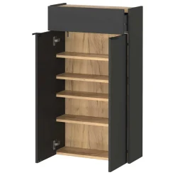 Hänge-Vertiko & runder Spiegel - Sidgarus (zweiteilig)^Wohnen Discount