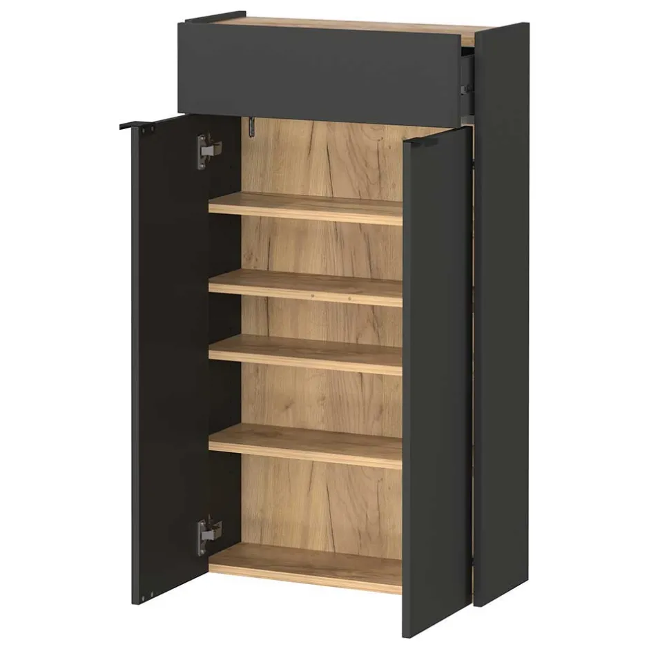 Hänge-Vertiko & runder Spiegel - Sidgarus (zweiteilig)^Wohnen Discount