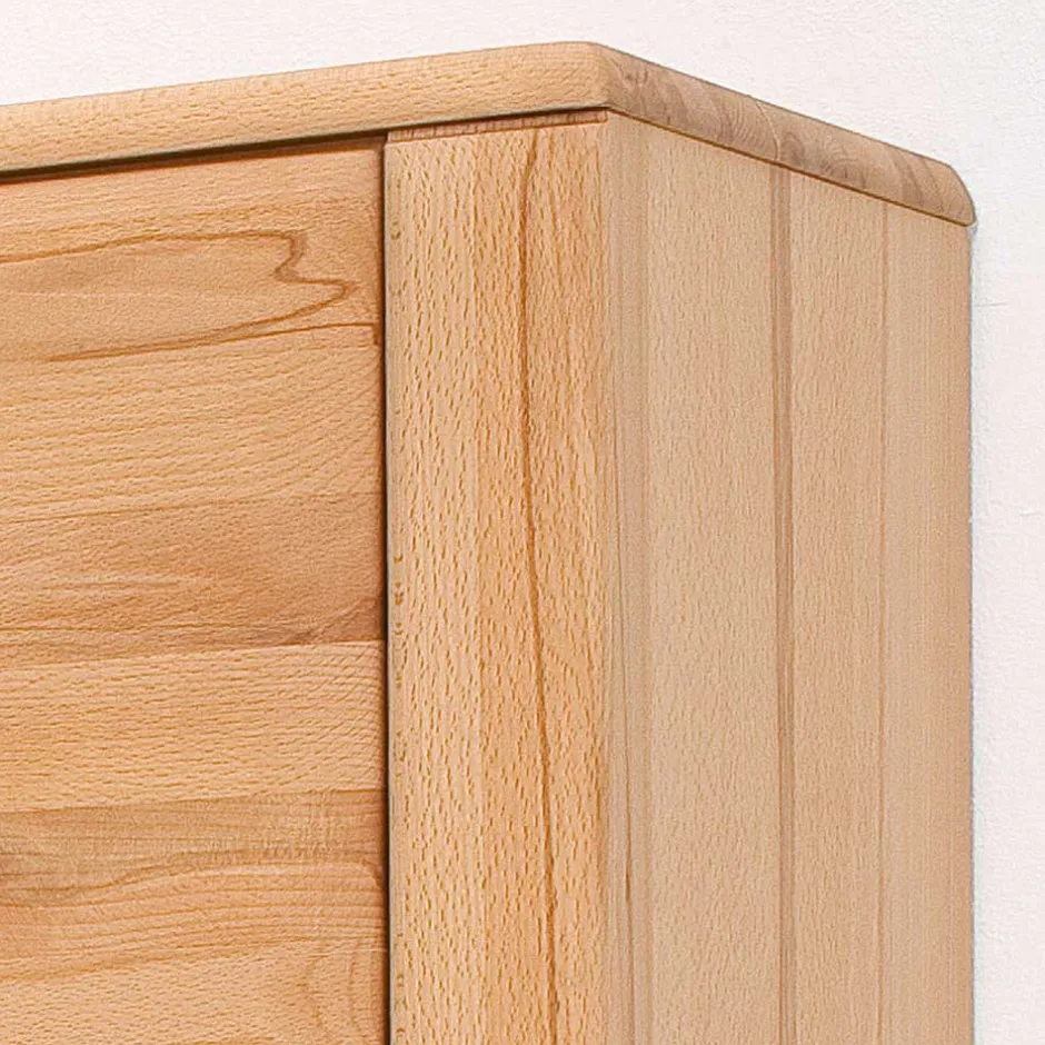 Wohnen Hängevitrine Athias aus Kernbuche teilmassiv