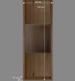 Hängevitrine aus Wildeiche Massivholz - Fredellia^Wohnen New