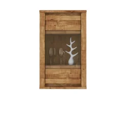 Wohnen Hängevitrine Nadalia aus Wildeiche Massivholz