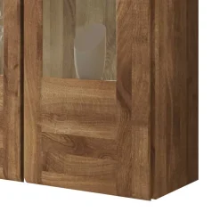 Wohnen Hängevitrine Vaskov aus massiver Wildeiche