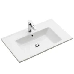 Wohnen Hänge-Waschtisch mit Keramikbecken - Miss X