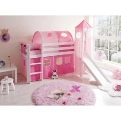 Kinder Wohnen Hochbett Laura in Weiß