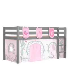 Kinder Wohnen Hochbett mit Schmetterling & Vogel Motiv - Guern