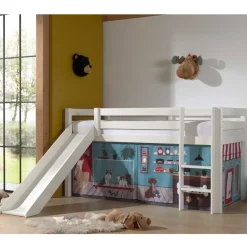 Hochbett Spielbett mit Haustier Shop Vorhang - Lissy^Wohnen Sale