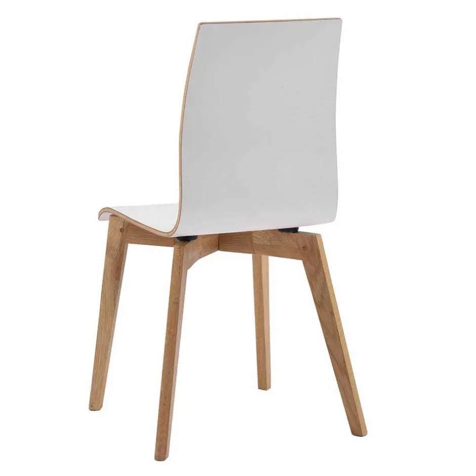 Wohnen Hochdrucklaminat Stuhl in Weiß - Sonda (2er Set)