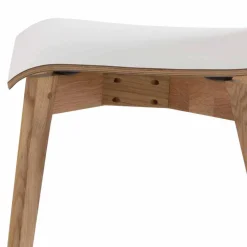 Wohnen Hochdrucklaminat Stuhl in Weiß - Sonda (2er Set)