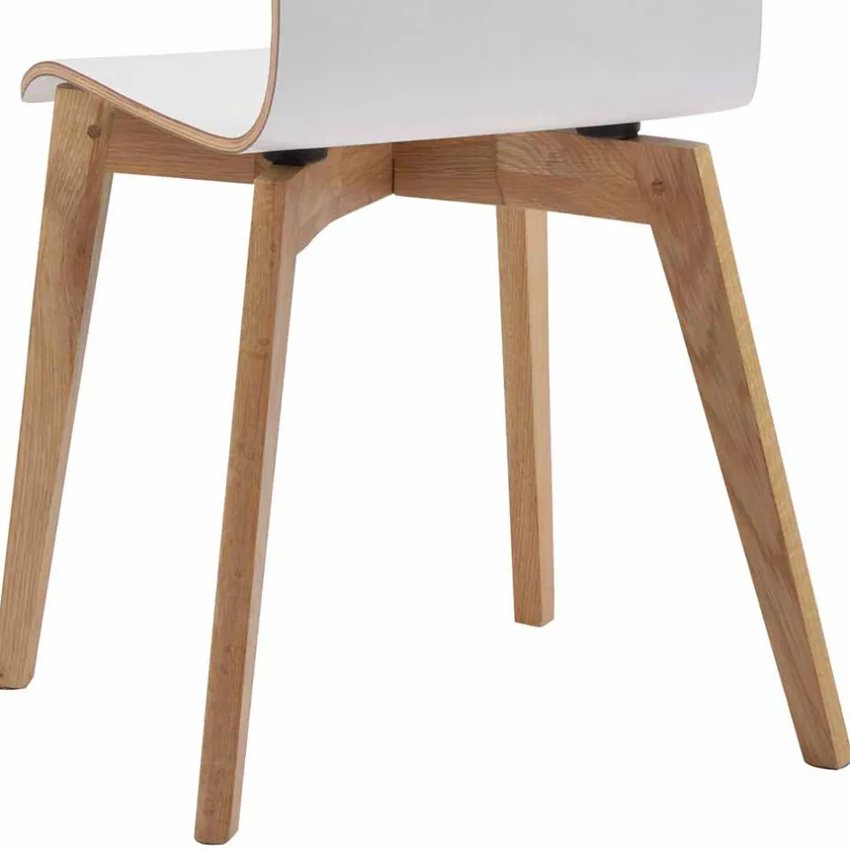 Wohnen Hochdrucklaminat Stuhl in Weiß - Sonda (2er Set)