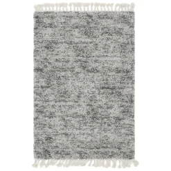 Hochflor Läufer Teppich in Grau und Creme - Cesario^Wohnen Hot