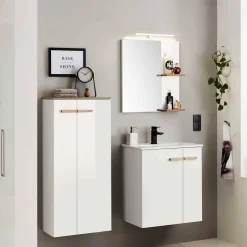 Hochglanz Badeinrichtung in Weiß - Vauflos (dreiteilig)^Wohnen Hot