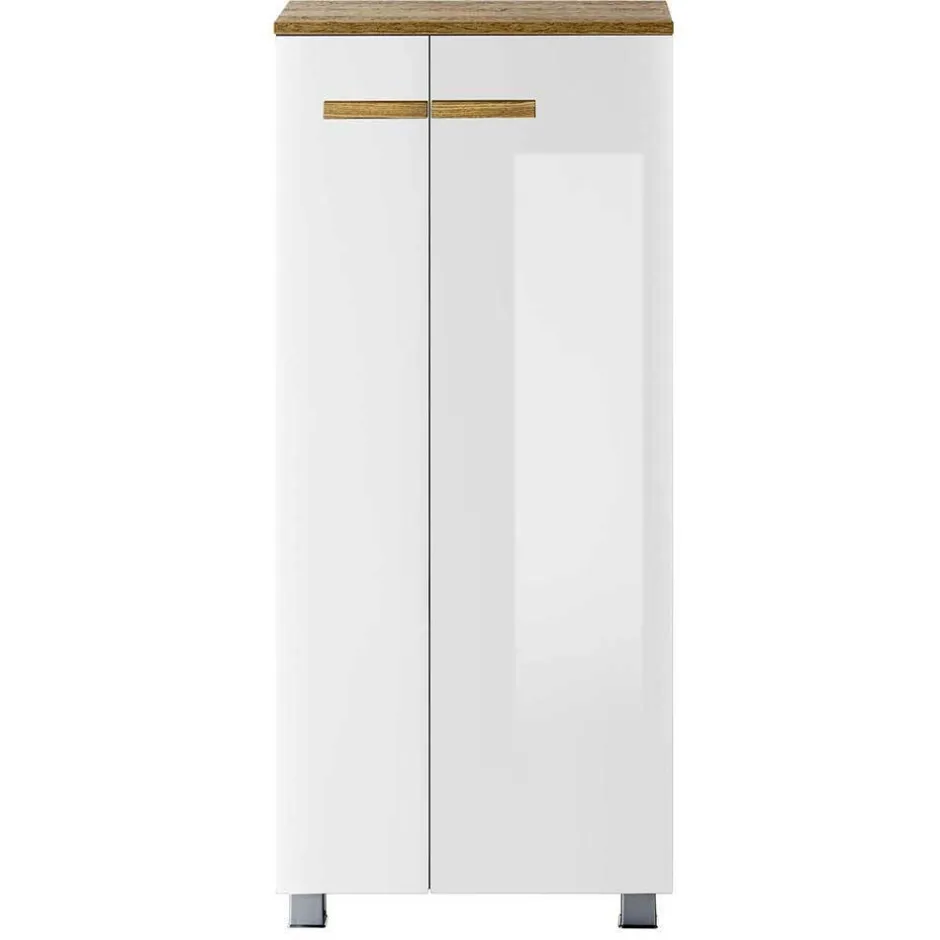 Hochglanz Badeinrichtung in Weiß - Vauflos (dreiteilig)^Wohnen Hot