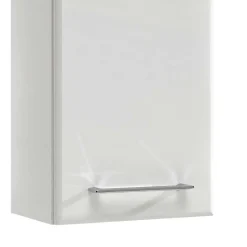 Hochglanz Bad-Oberschrank in Weiß - Makimona^Wohnen Hot